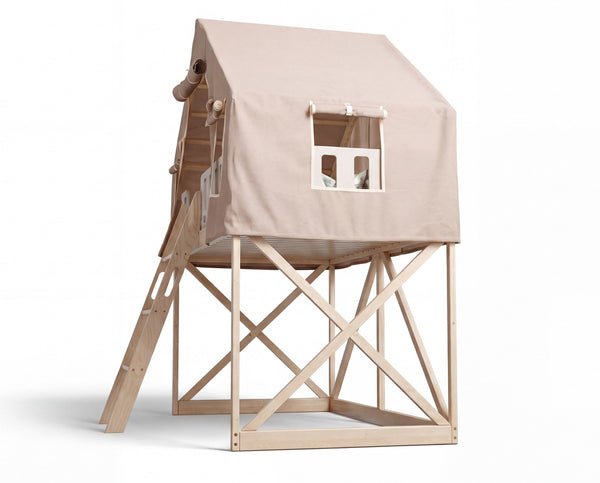 Portal Bed Base — Storage & Play (Green Tent)