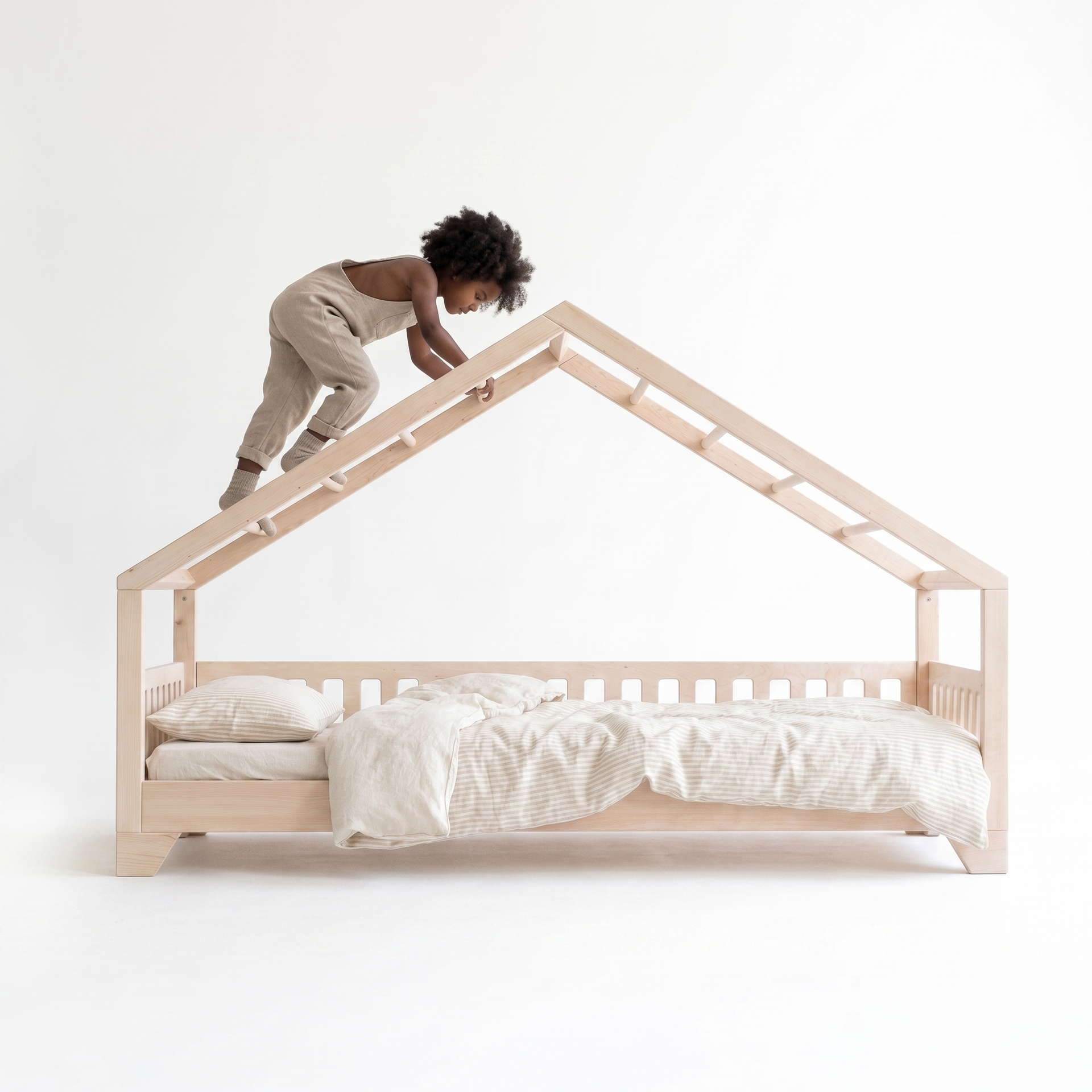 Portal Bed Base — Storage & Play, Chocolate Tent