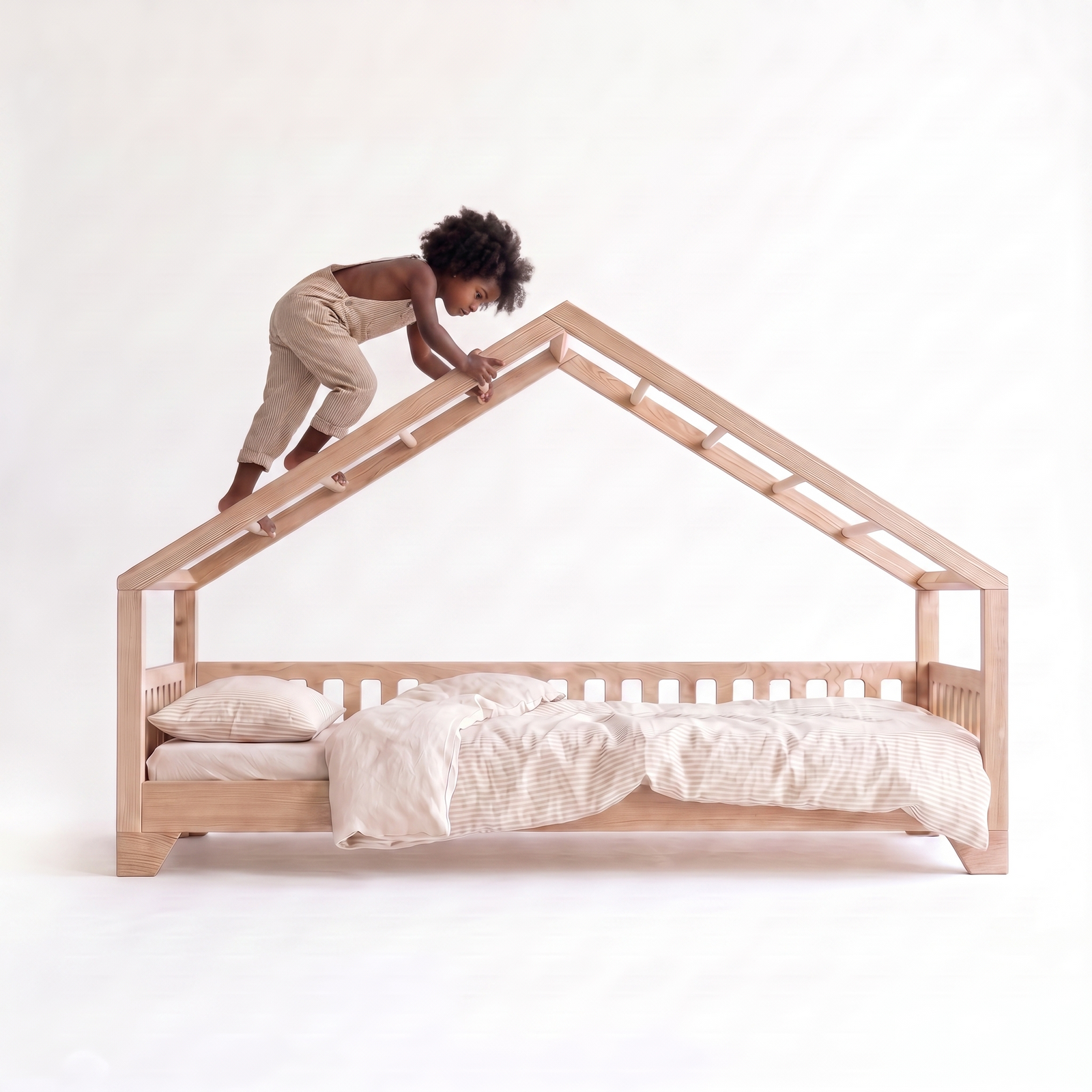 Portal Bed Base — Storage & Play, Chocolate Tent